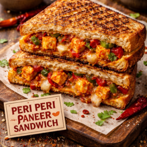 Peri peri paner sandwich
