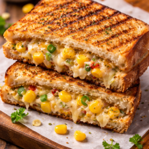 ASCG Nearby cheese corn sandwich