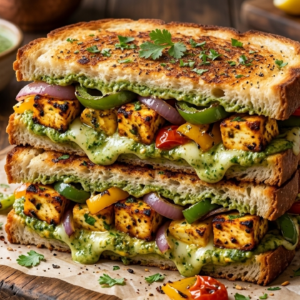 paneer tikka sandwich