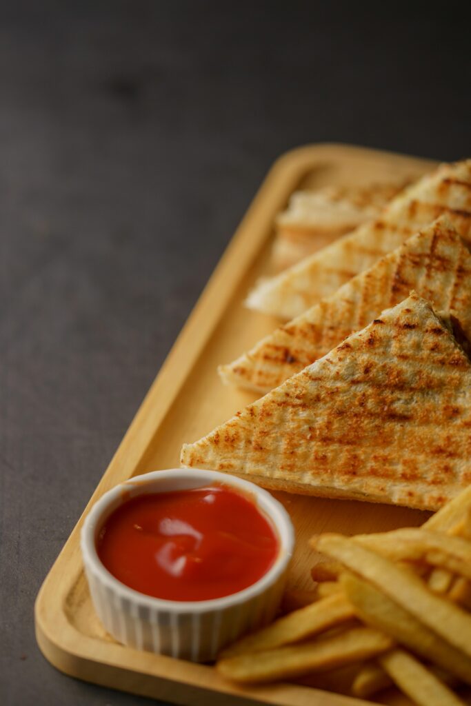 ASCG Sandwich and fries