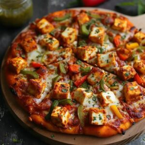 Paneer Tikka Pizza (Extra Cheese)