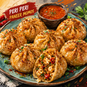 Peri Peri Paneer Momos