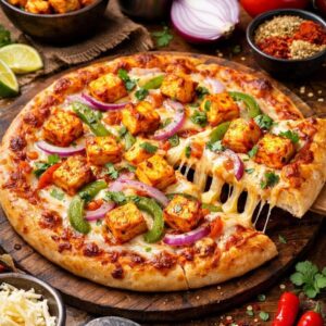 Peri-Peri Paneer Pizza (Extra Cheese)