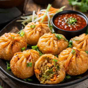 Fried Veg Momos
